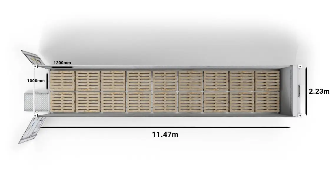 ArcticStore Horizon 40ft UK Pallets
