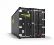 Isoleret container til leje